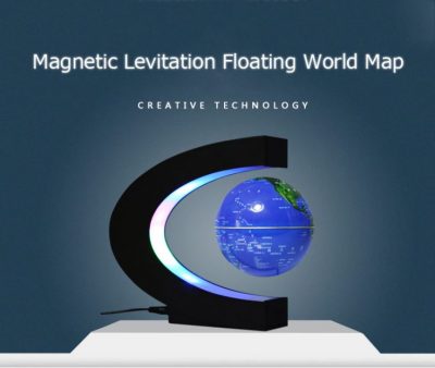 Lampada Mappamondo rotante galleggiante a levitazione magnetica