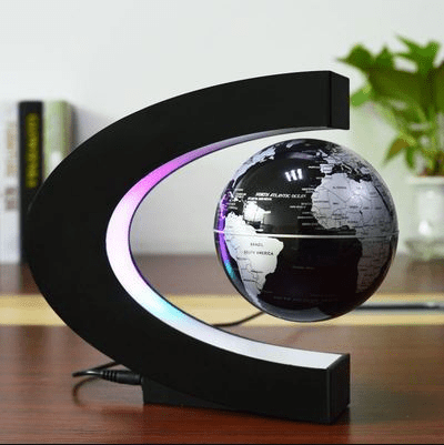 Lampada Mappamondo rotante galleggiante a levitazione magnetica